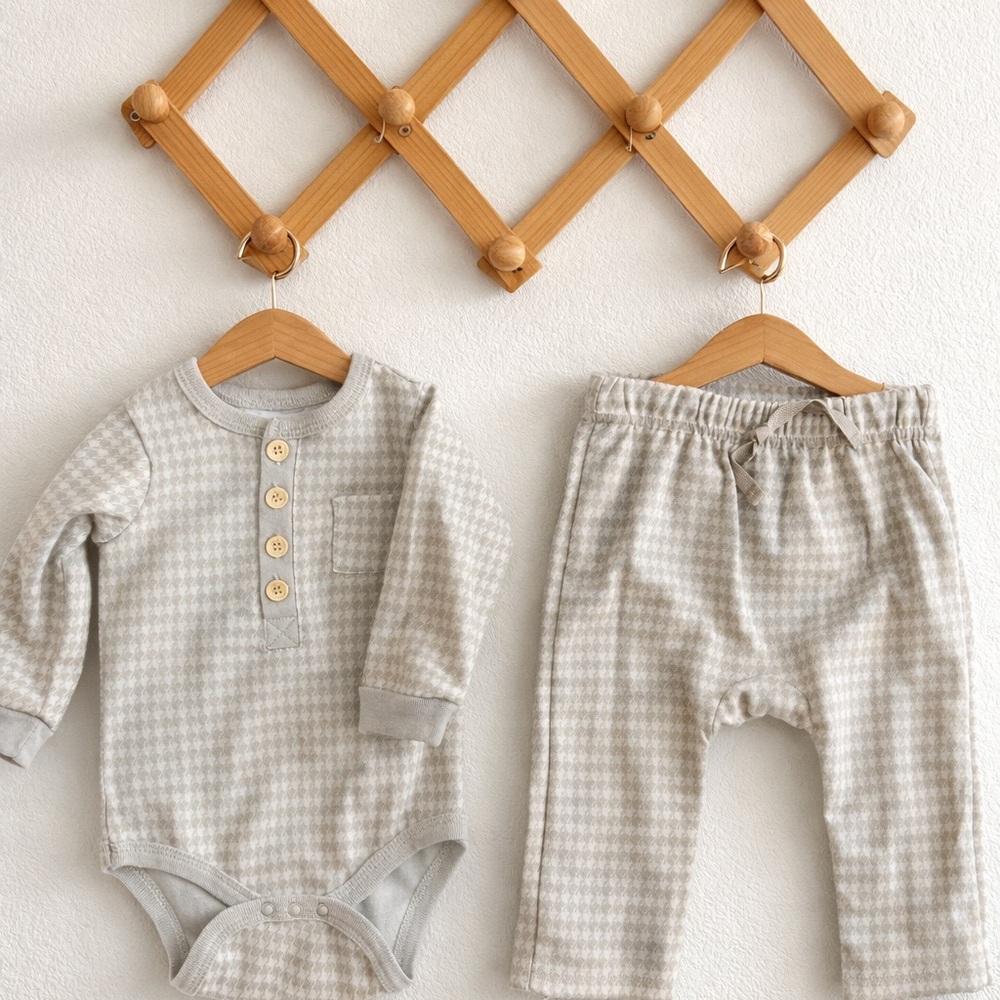 Rachel Zoe Gray Kids Matching Set
